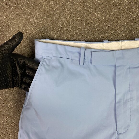 RLX Ralph Lauren Shorts Men's Size 35 Blue Golf Flat Front - Picture 2 of 11